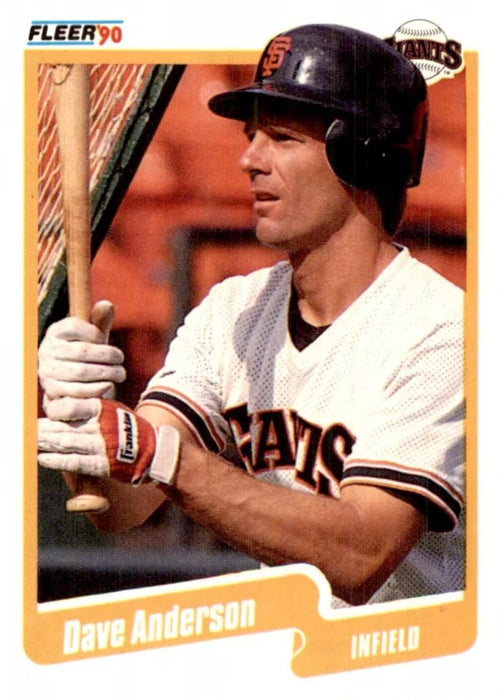 1990 Fleer Update Dave Anderson San Francisco Giants #U-59