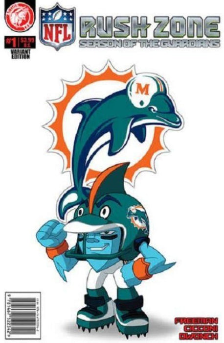 NFL Rush Zone: Season of the Guardians Miami Cover (2013) 9.8