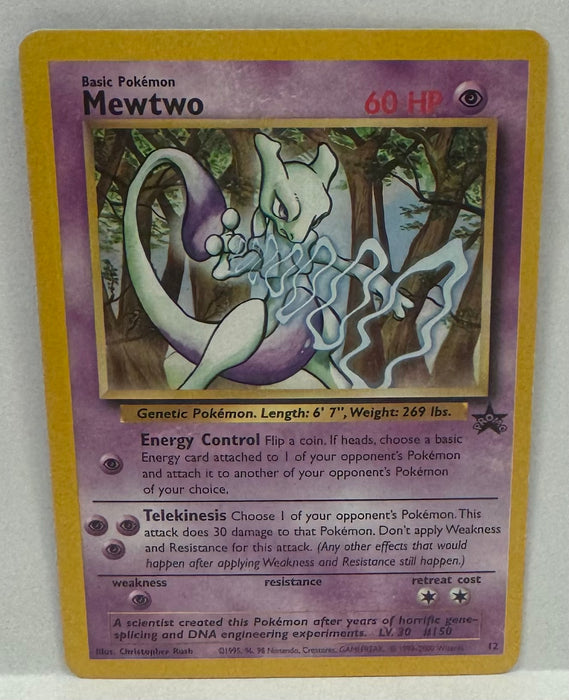 Mewtwo (12) - WoTC Promo (PR) - Lightly Played