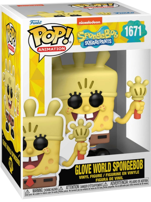 SpongeBob SquarePants: Glove World Spongebob #1671 - With Box - Funko Pop