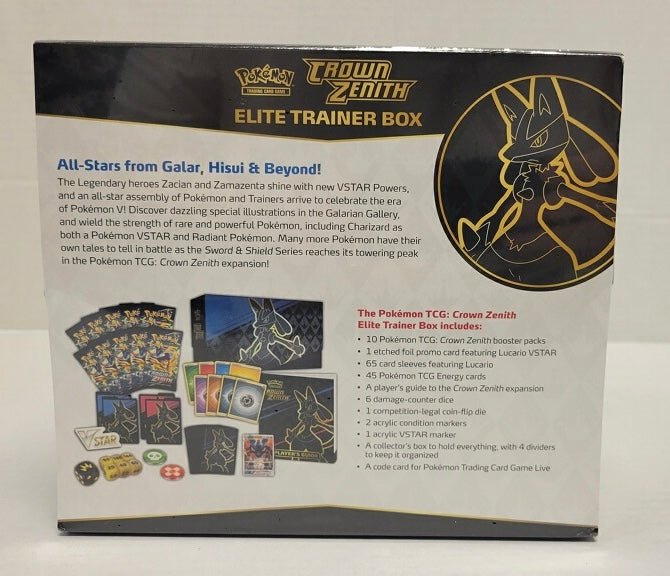 Crown Zenith Elite Trainer Box - Crown Zenith (CRZ) - New