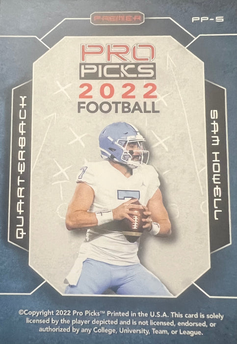 2022 Wild Card: Pro Picks: Sam Howell (Blue - Silver) #PP-5