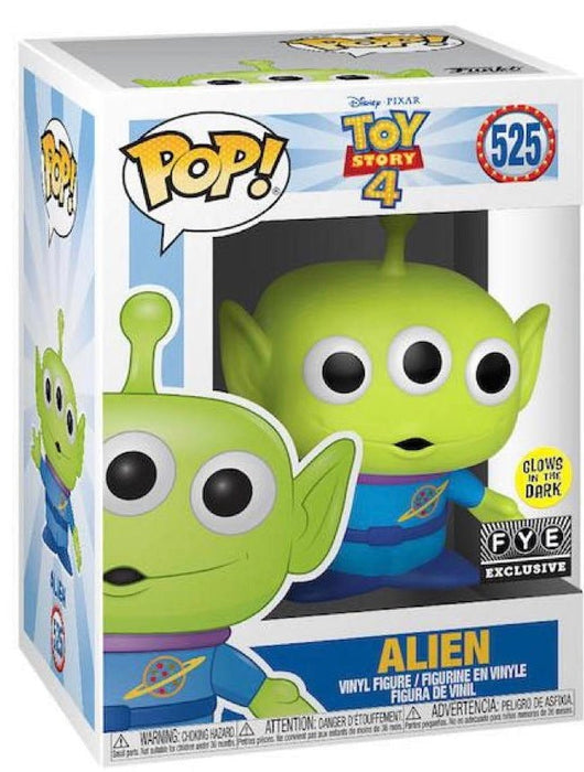 Toy Story 4: Alien (Glow In The Dark) (FYE Exclusive) - With Box - Funko Pop