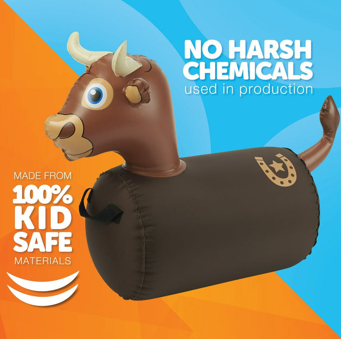 Waddle Hip Hoppers! Brown Bull - New - Toys