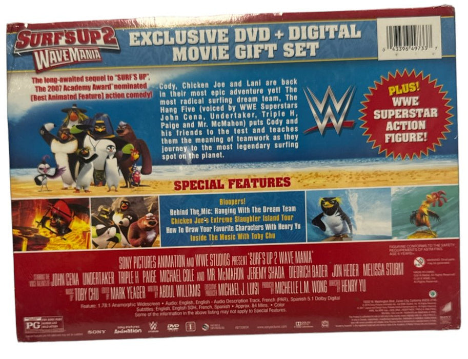 WWE Studios Surf’s Up 2 Wave Mania Plus WWE Daniel Bryan Action Figure - New - Toys