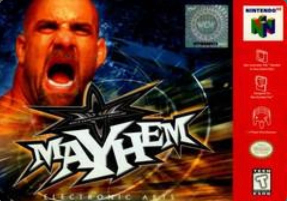 WCW Mayham - Cart Only - Nintendo 64