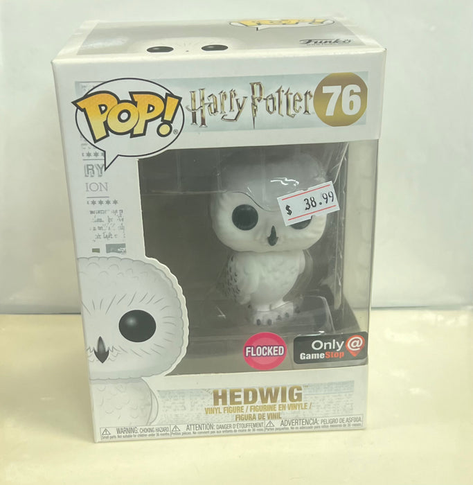 Harry Potter: Hedwig (Flocked) #76 (GameStop Exclusive) - With Box - Funko Pop