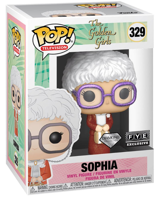 The Golden Girls: Sophia #329 (Diamond Collection) (FYE Exclusive)  - In Box - Funko Pop