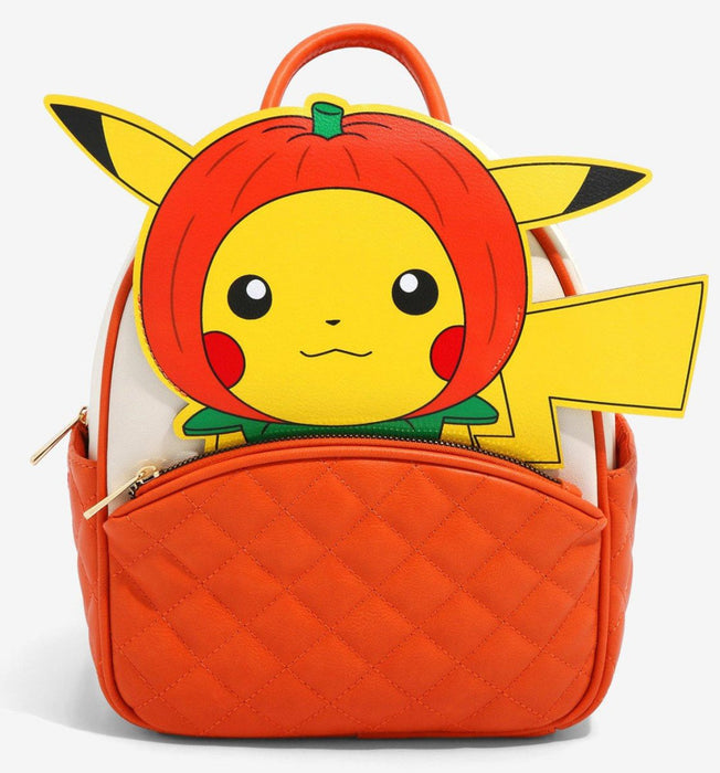 Pokemon Pumpkin Pikachu Mini Backpack - New