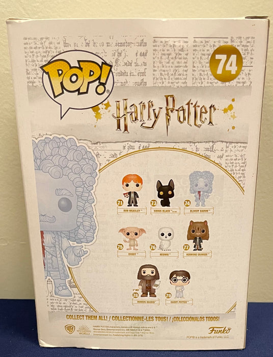 Harry Potter: Bloody Baron #74 - With Box - Funko Pop