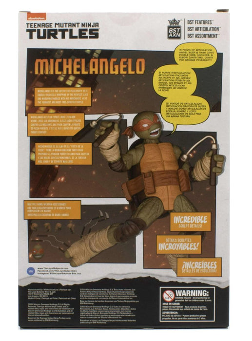 Teenage Mutant Ninja Turtles Michelangelo Action Figure + Comic Book - New - Toys And Collectibles