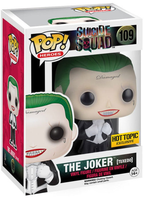 Suicide Squad: The Joker (Tuxedo) #109 (Hot Topic Exclusive) - In Box - Funko Pop