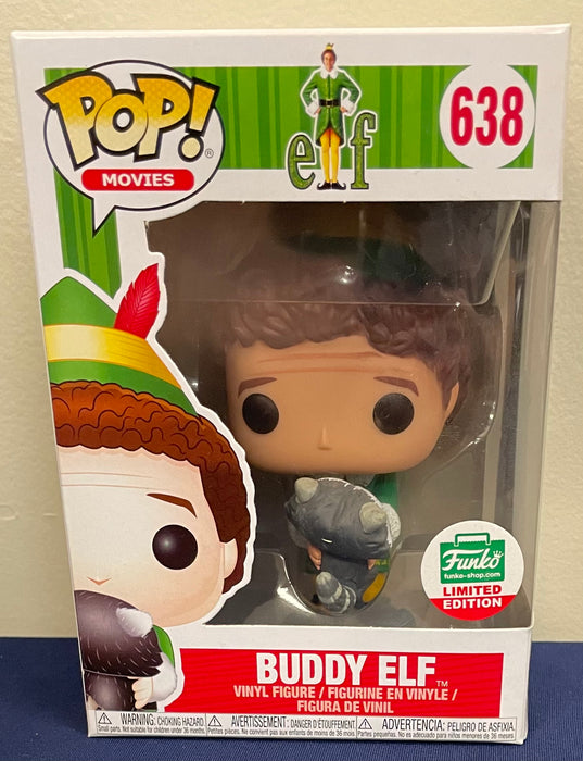 Elf: Buddy Elf with Raccoon #638 (Funko Exclusive) - With Box - Funko Pop