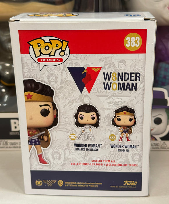 Wonder Woman: Wonder Woman Golden Age #383 - With Box - Funko Pop