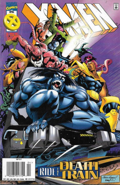 X-Men #51 Newsstand Edition (1996)