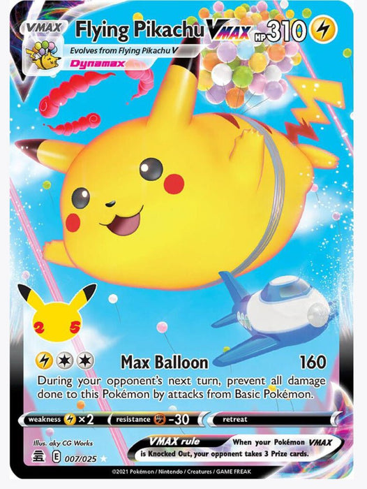 Flying Pikachu VMAX 007/025 - Celebrations (CLB)