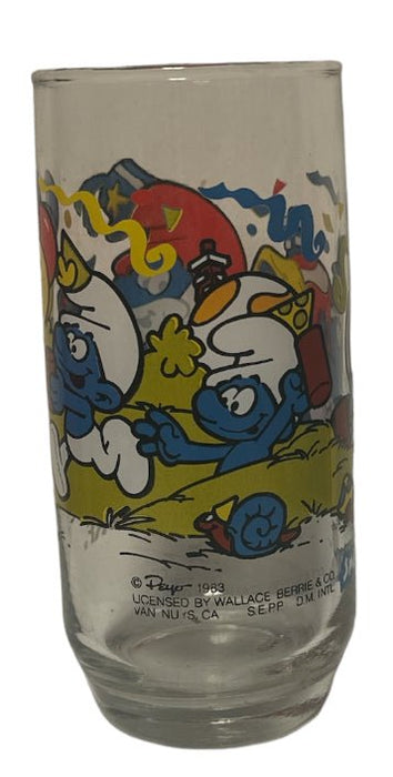 1983 Papa Smurf Glass Cup - Pre-Owned - Homegoods