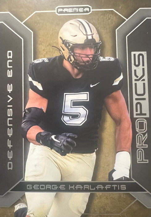 2022 Wild Card: Pro Picks: George Karlaftis (Gold - Silver) #PP-45