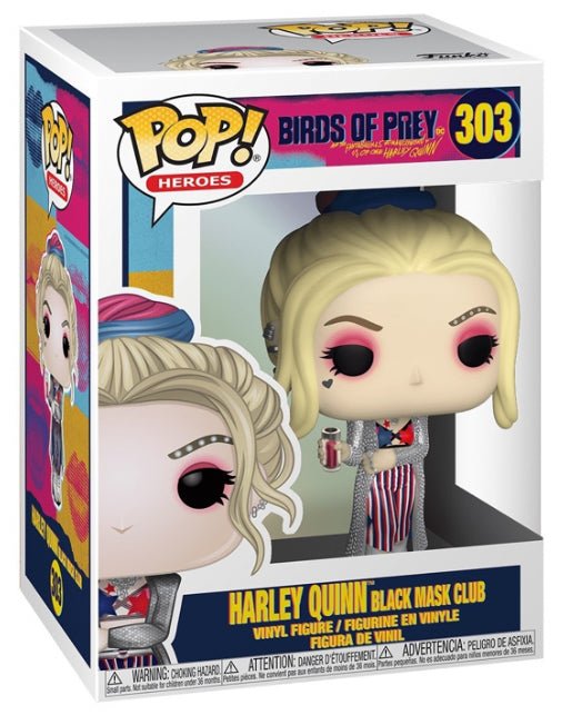 Birds Of Prey: Harley Quinn Black Mask Club #303 - With Box - Funko Pop