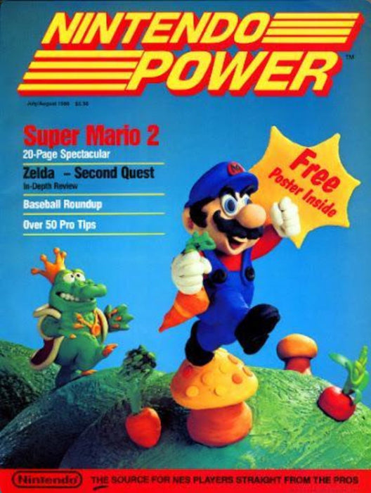 (Volume 1) Super Mario Bros. 2 Nintendo Power (With Poster)