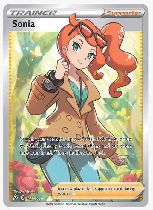 Sonia (Full Art) 192/192 - SWSH02: Rebel Clash (SWSH02) - Near Mint