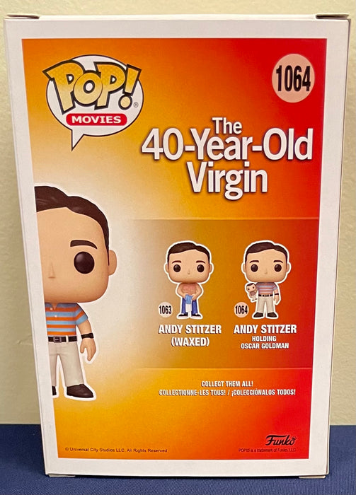 The 40-Year-Old Virgin: Andy Stitzer Holding Steve Austin #362 (Chase) - With Box - Funko Pop