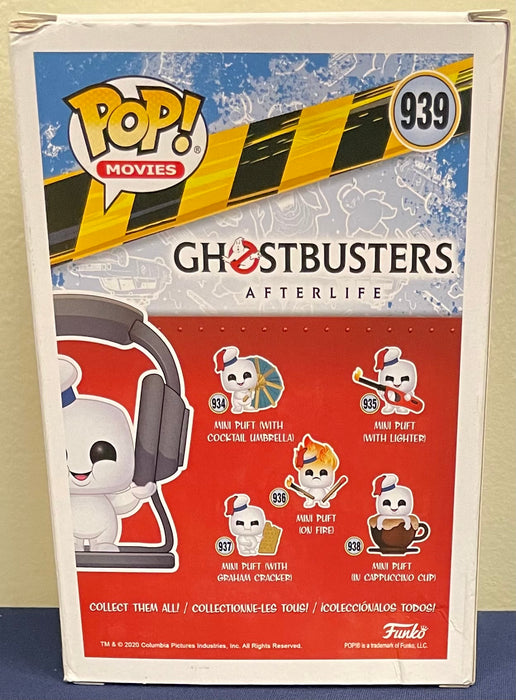 Ghostbusters Afterlife: Mini Puft (With Headphones) #939 (Walmart Exclusive) - In Box - Funko Pop