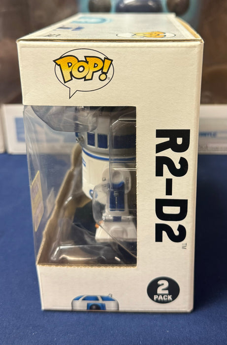 Star Wars: Princess Leia & R2-D2 (2017 Summer Convention Exclusive) 2 Pack - With Box - Funko Pop