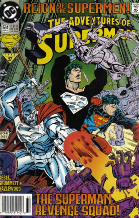 Adventures of Superman #504 Newsstand Edition (1993)