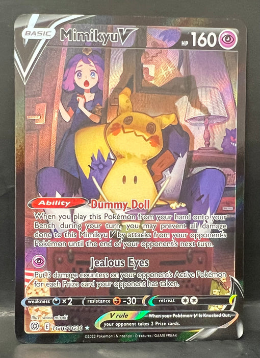 Mimikyu V - SWSH09: Brilliant Stars Trainer Gallery (SWSH09:TG) - Lightly Played