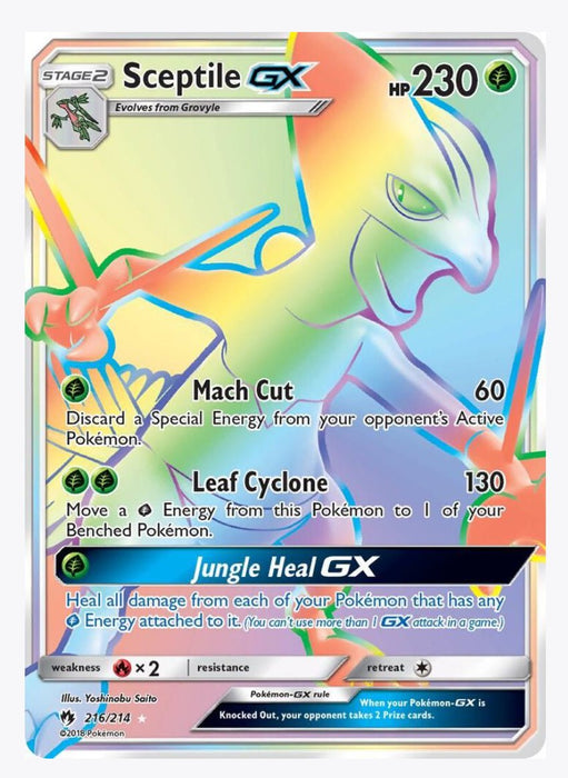 Sceptile GX (Secret) - SM - Lost Thunder (SM8) - Near Mint