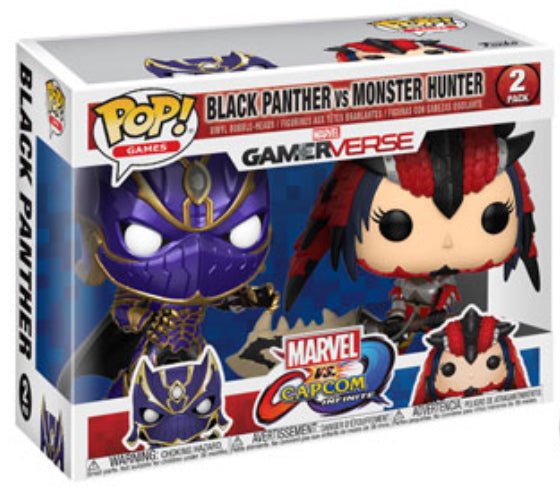 Marvel VS. Capcom Infinite: Black Panther VS Monster Hunter - In Box - Funko Pop