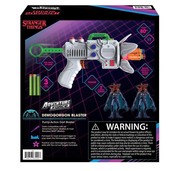 Adventure Force Stranger Things Demogorgon Tracker Foam Dart Blaster - Universal with NERF Darts - New - Toys