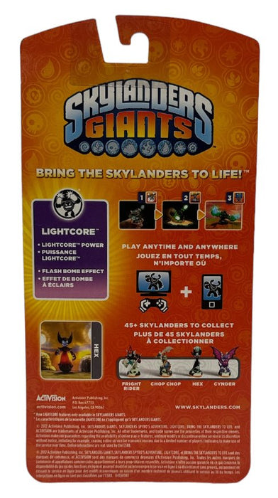 Giants: Hex Lightcore - New - Skylanders