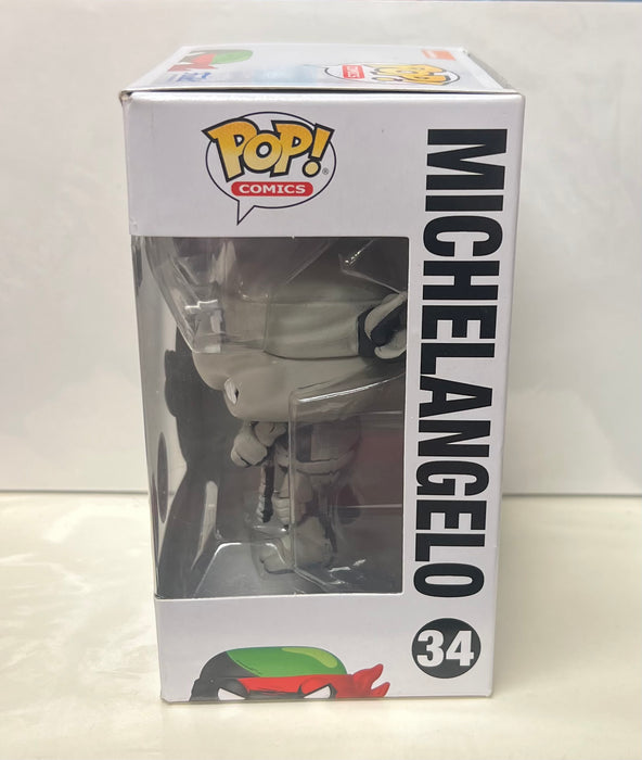 Teenage Mutant Ninja Turtles: Michelangelo #34 (B + W Chase) (PX Previews Exclusive) - With Box - Funko Pop