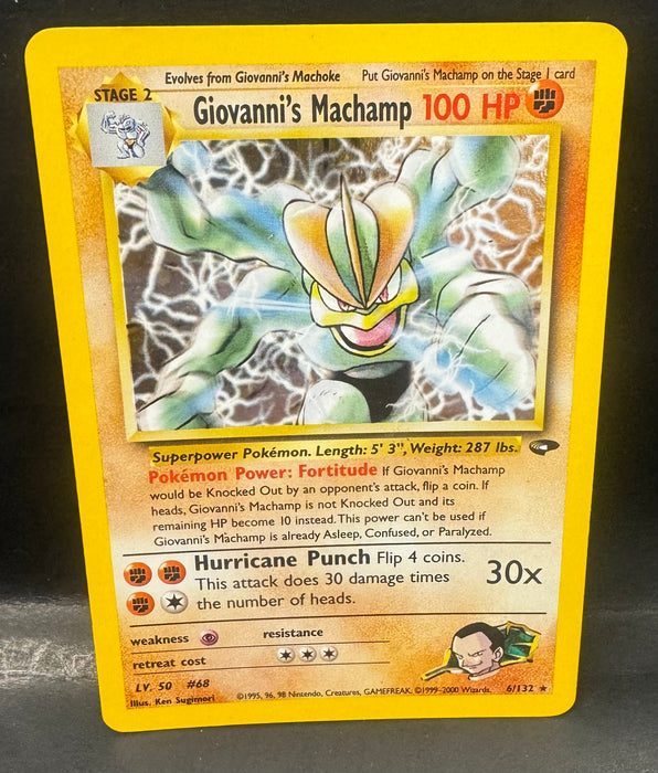 Giovanni's Machamp - Gym Challenge (G2) - Moderately Played