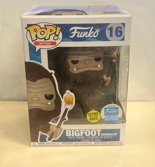 Funko: Bigfoot (Marshmallow) #16 (Glows In The Dark) (Funko Limited Edition) - In Box - Funko Pop