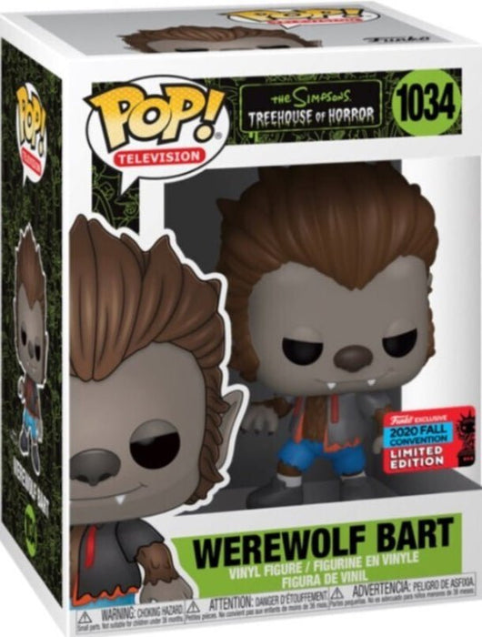 The Simpsons Treehouse Of Horror: Werewolf Bart #1034 (2020 Fall Convention Exclusive) - In Box - Funko Pop