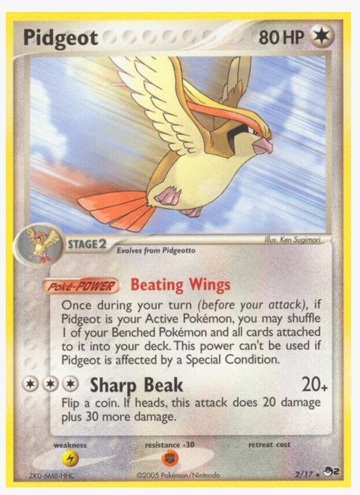 Pidgeot 2/17 (Holo) - POP Series 2 (POP)