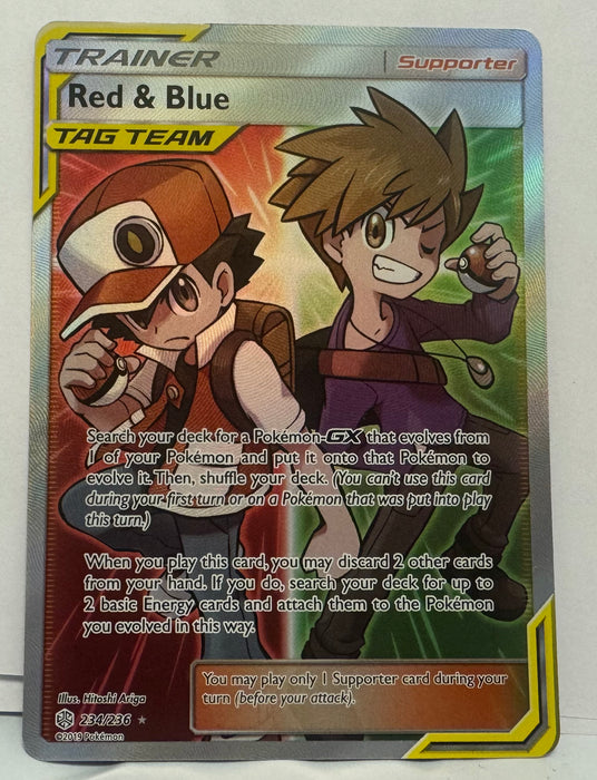 Red & Blue (Full Art) 234/236 - SM - Cosmic Eclipse (SM12) - Lightly Played