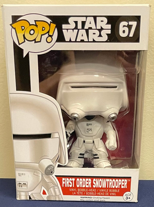 Star Wars: First Order Snowtrooper #67 - With Box - Funko Pop