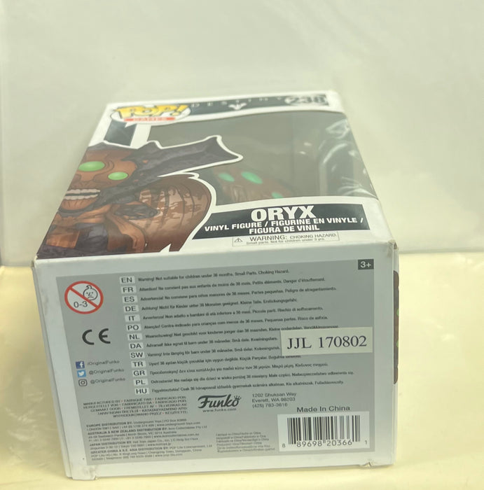 Destiny: Oryx #238 - With Box - Funko Pop