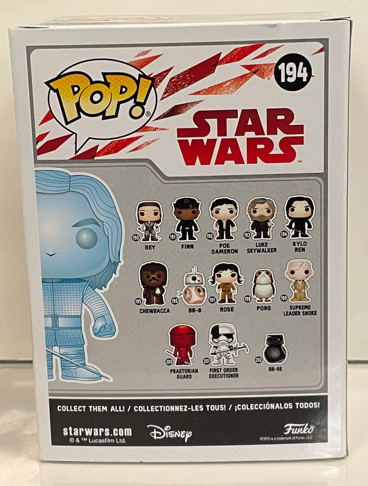 Star Wars: Holographic Kylo Ren #194 (Target Exclusive) (Glow In The Dark) - With Box - Funko Pop