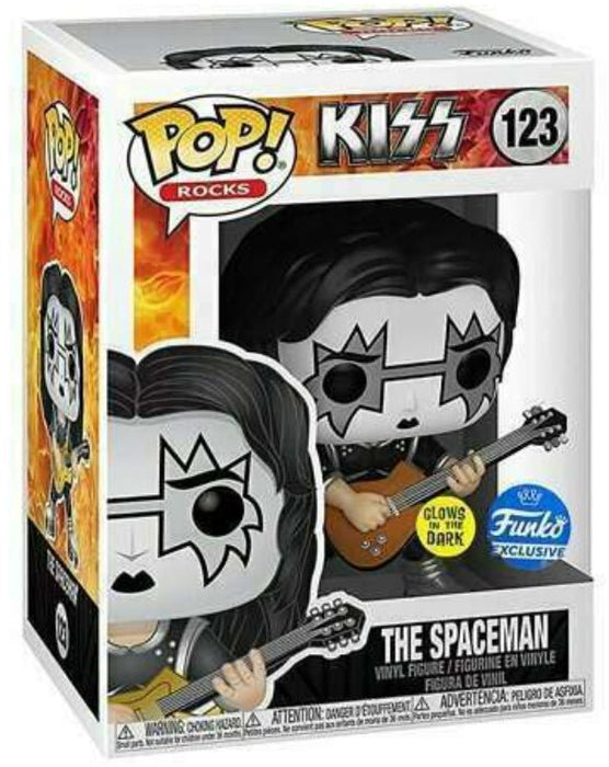 KISS: The Spaceman #123 (Glows In The Dark) (Funko Exclusive) - With Box - Funko Pop