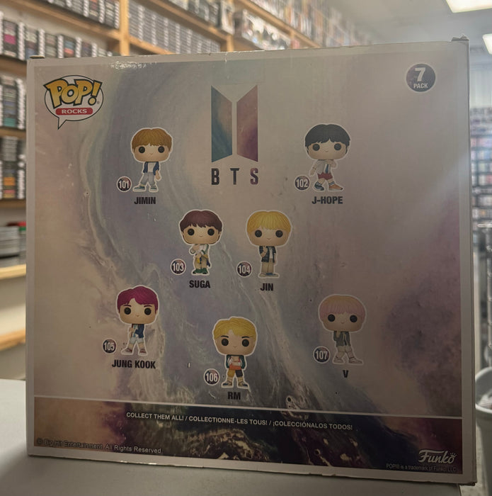 BTS: V / Suga / Jin / Jung Kook / RM / Jimin / J-Hope (Barnes & Noble Exclusive) - In Box - Funko Pop