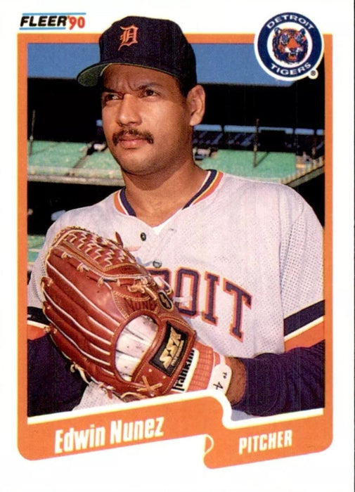 1990 Fleer Update Edwin Nunez #U-98