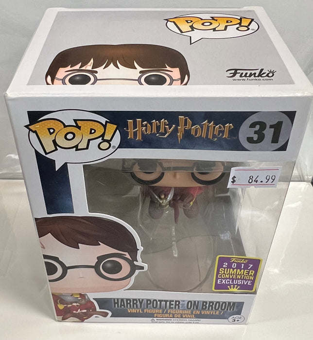 Harry Potter: Harry Potter On Broom #31 (2017 Summer Convention Exclusive) - With Box - Funko Pop