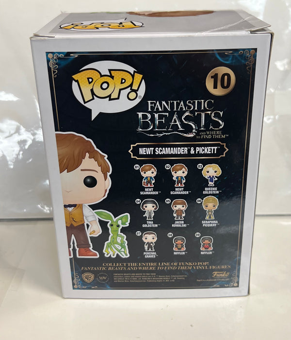 Fantastic Beasts: Newt Scamander & Picket #10 (Hot Topic Exclusive) - In Box - Funko Pop