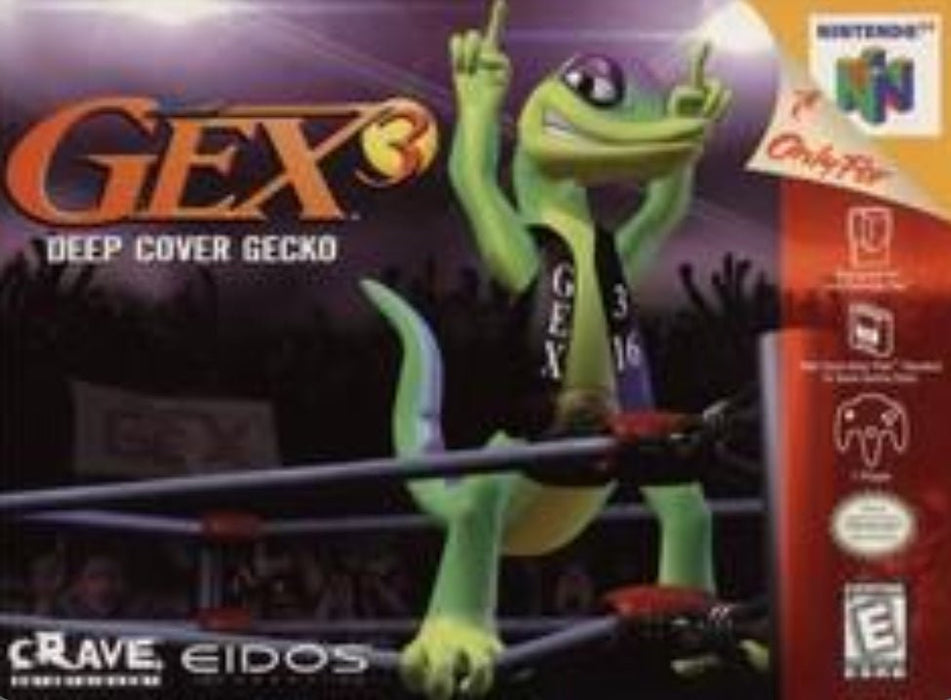 Gex 3 Deep Cover Gecko - Cart Only - Nintendo 64