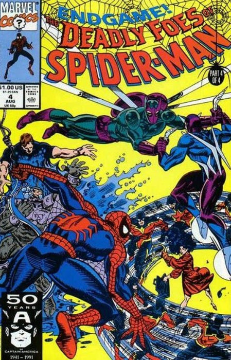 Deadly Foes of Spider-Man #4 Direct Edition (1991)